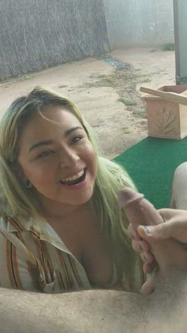 Big Dick Big Tits Blowjob Public clip