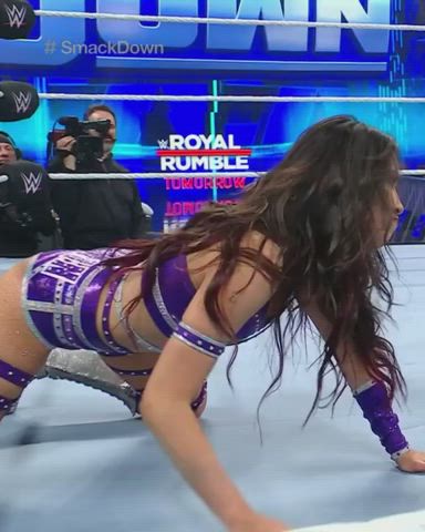 ass babe booty thick tight wrestling clip