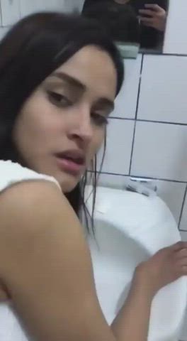 Latina Public Standing Doggy clip