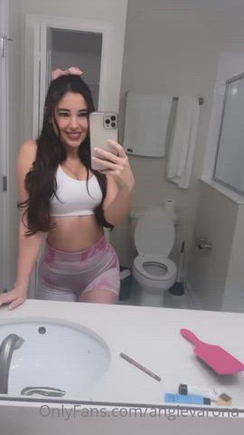 big tits cute long hair clip