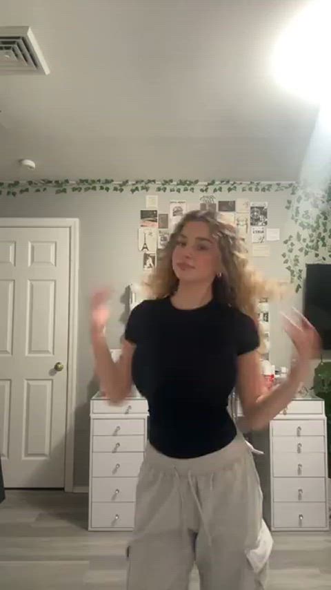 Busty TikTok teen