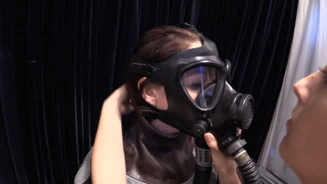 bdsm bondage domination mask rubber clip