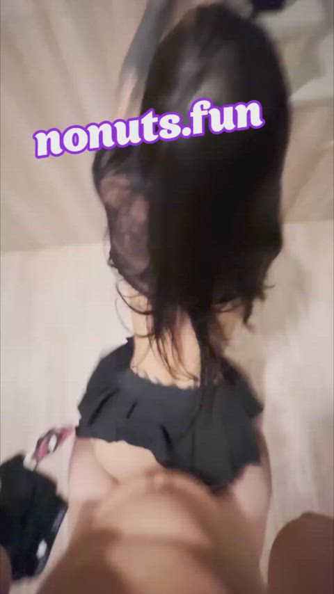 asian ass homemade latina nsfw sex skirt standing doggy teen tiktok clip