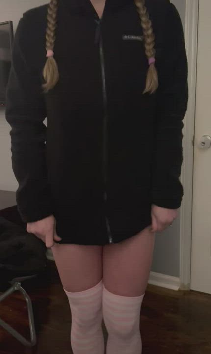 Cozy jacket reveal. Thereโs a surprise hidden somewhere too ๐