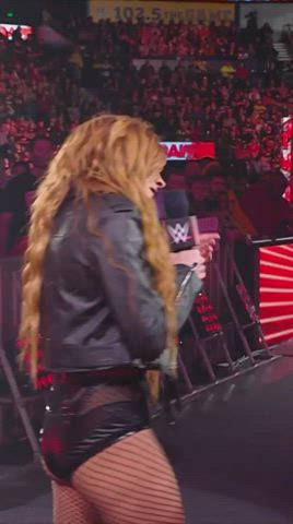 ass booty fishnet fitness irish redhead thighs tight wrestling clip