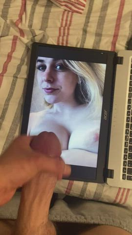 big tits blonde cumshot clip