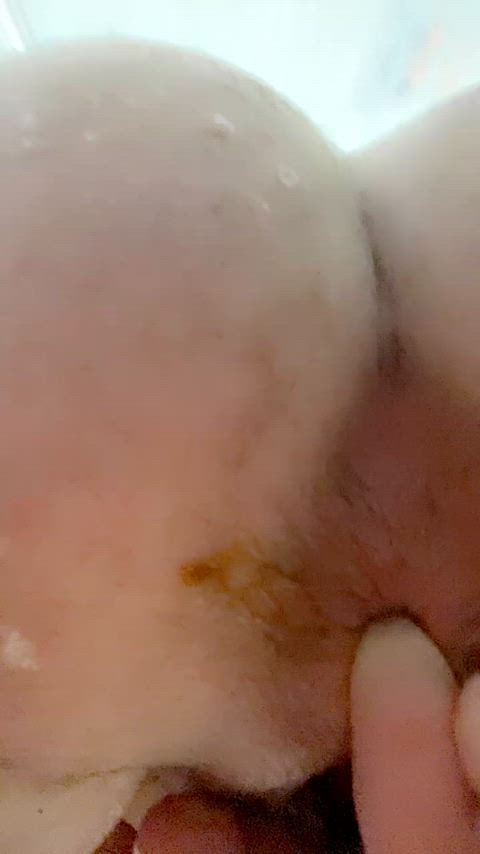 Lightly dirty rosebud