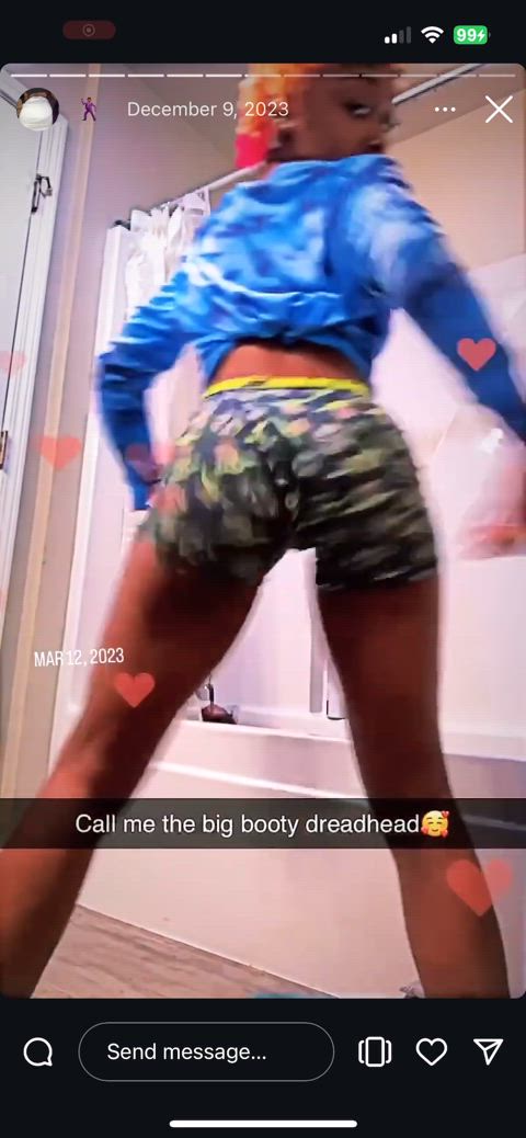 ebony thot twerking twerk clip