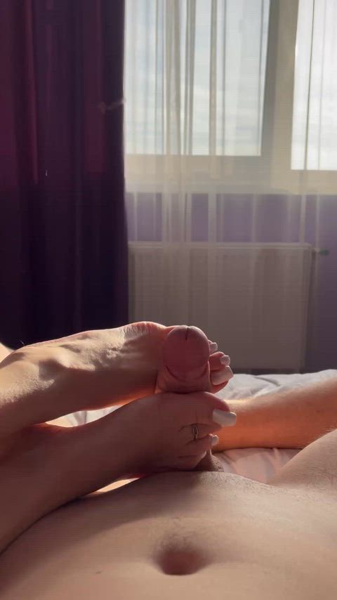 You can imagine how we will play with my toes ๐