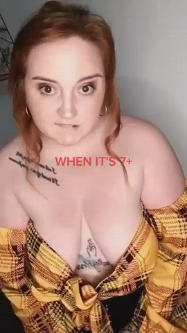 bbw busty cleavage funny porn scottish tiktok clip