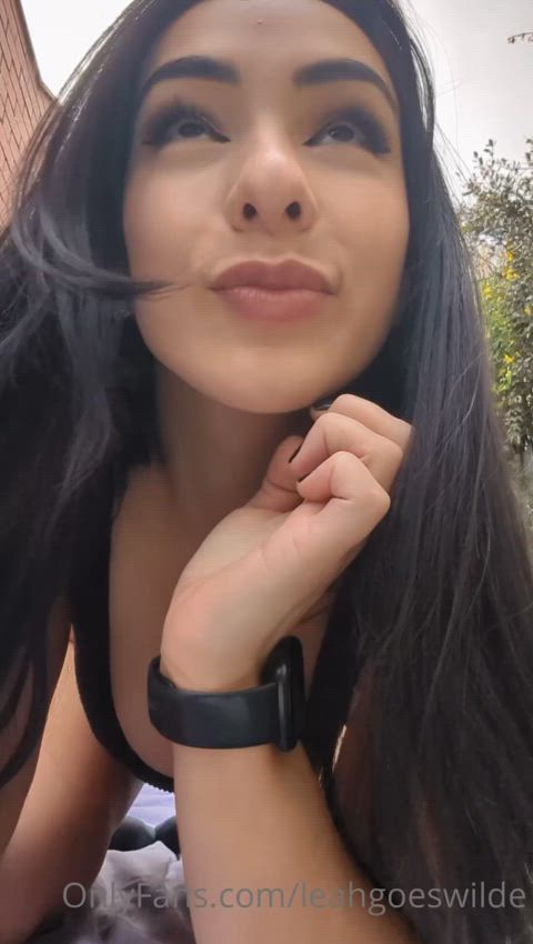 big tits natural tits public clip