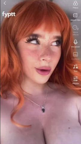 nipples pink redhead clip