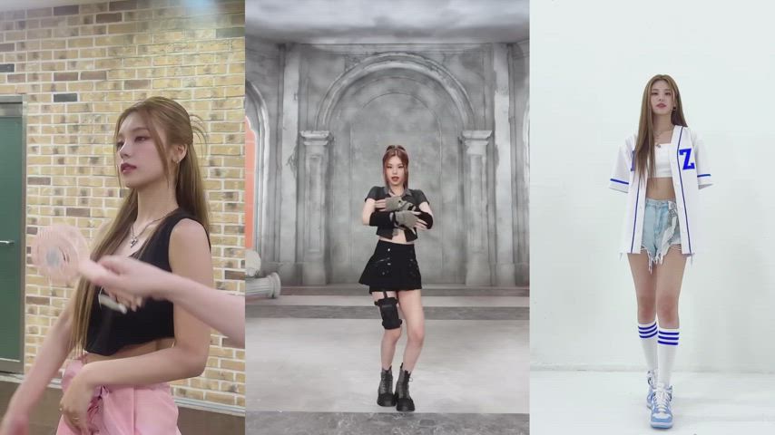 celebrity dancing kpop clip