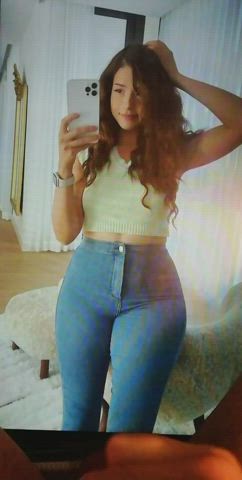 big dick cum cumshot jeans moaning orgasm thick tribbing tribute clip