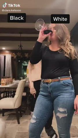Interracial Teens TikTok clip