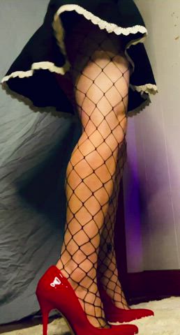 crossdressing fishnet sissy slut femboys clip