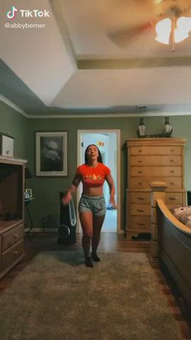 boobs cute dancing girls pretty sensual smile teen teens tiktok clip