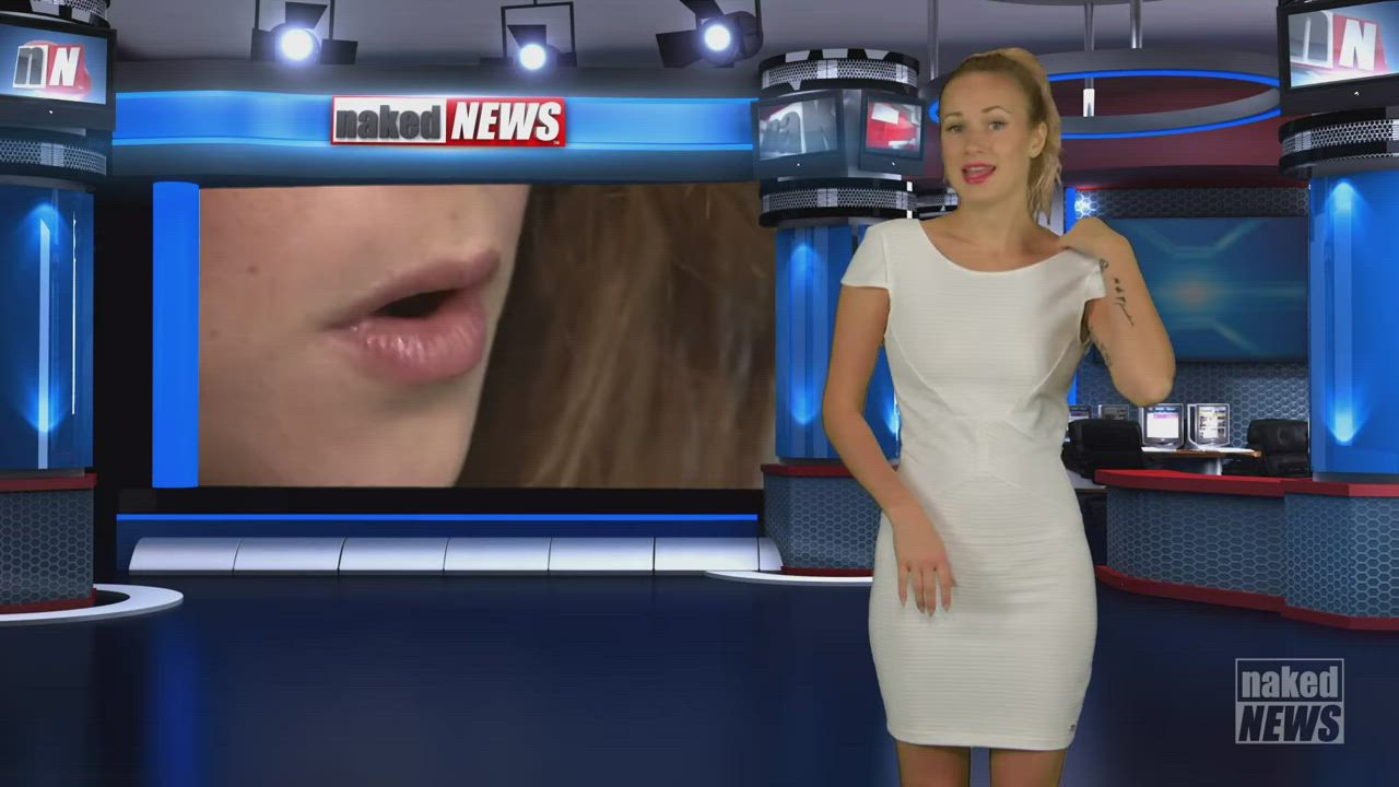 Blonde Nude Strip clip