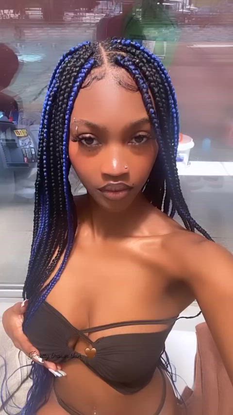 black hottie lipstick lipstick fetish makeup clip