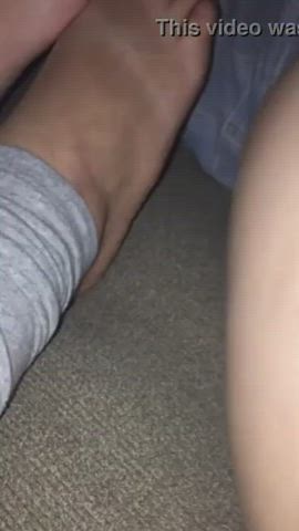 cum feet toes clip