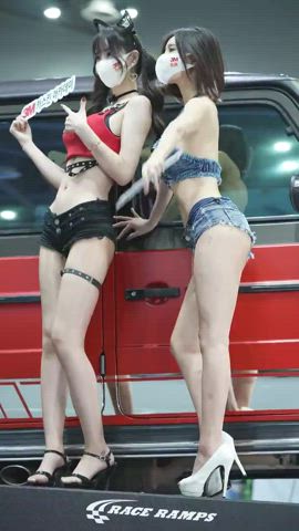 Asian Korean Model clip