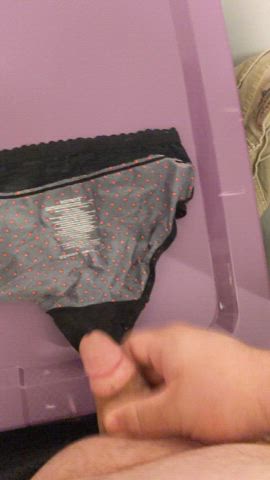 Cumshot Masturbating Panties clip