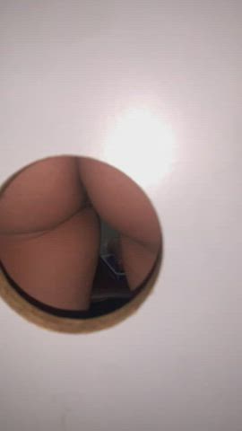 Ebony Glory Hole Masturbating