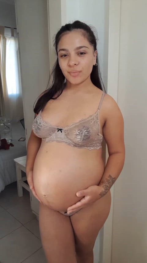 19 years old latina pregnant belly pregnant-porn clip