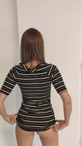 18 Years Old Ass NSFW Naked Natural Tits Panties Small Tits Teen Topless clip