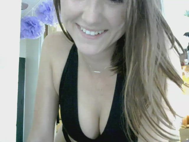 Brunette Butt Plug Camgirl Teen clip