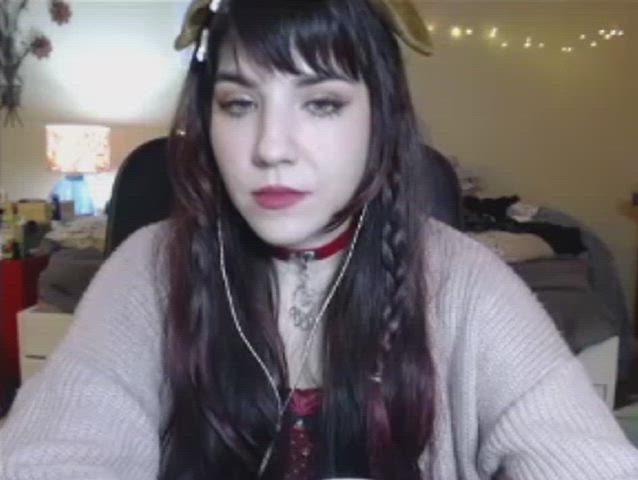 babe brunette fetish kinky portuguese sfw horny-facial-expressions mouth-kink clip