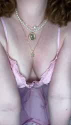 Bouncing Tits Jiggling Pink clip