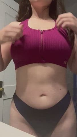 big tits boobs bra milf natural tits solo tits clip