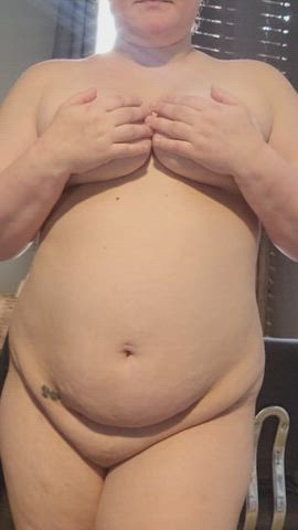 He says my belly is good for grabbing...