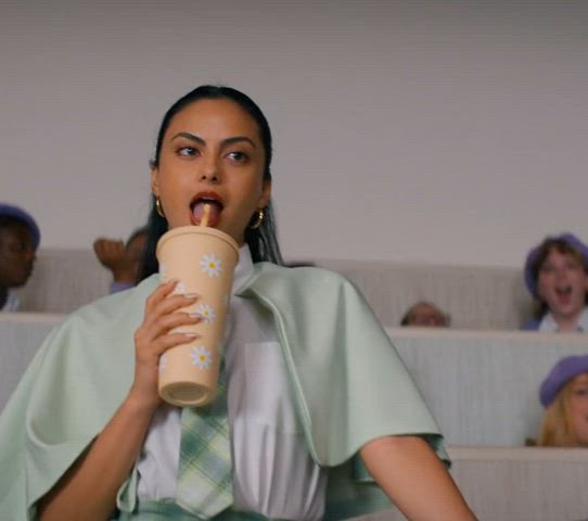 camila mendes celebrity female schoolgirl clip