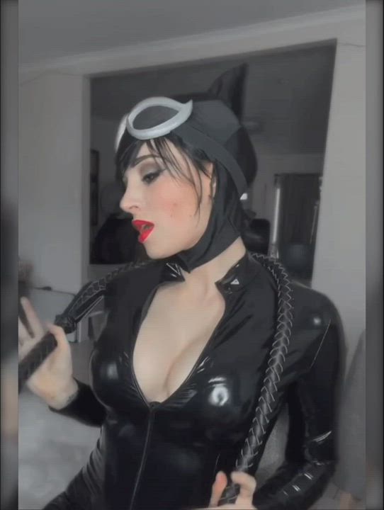 Cat Woman Kiss Gif