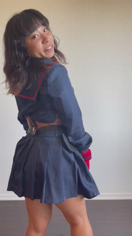 Ass shake in cosplay is the play