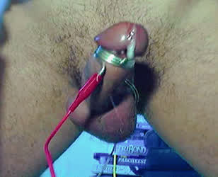 Cock Cum Cumshot Electro clip