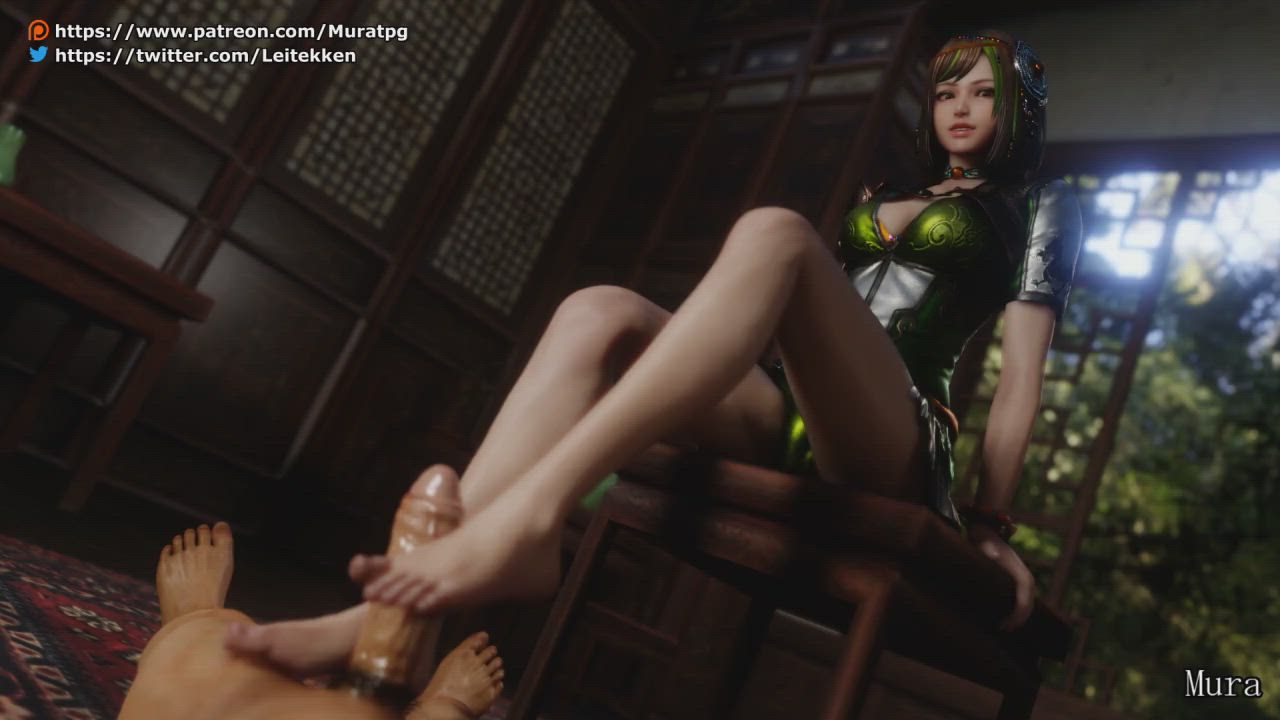 Bao sanniang footjob (Mura) [Dynasty warriors]