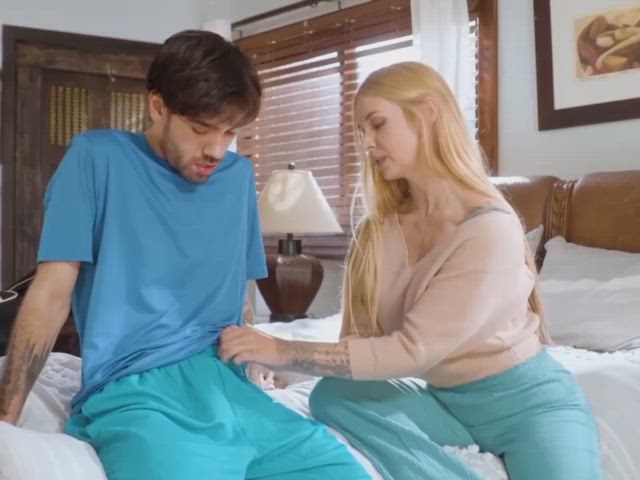 big dick blonde blowjob licking milf sarah vandella seduction sucking clip