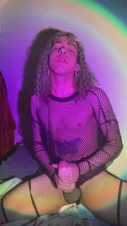 big dick femboy male masturbation clip