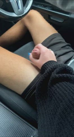 Giving him a handjob on the road π