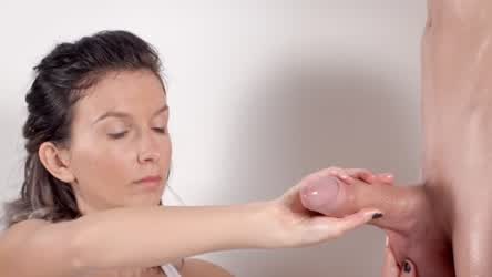 Foreskin Handjob Massage clip