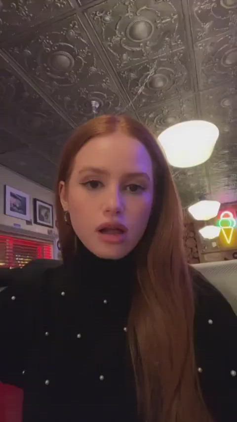lips madelaine petsch redhead clip