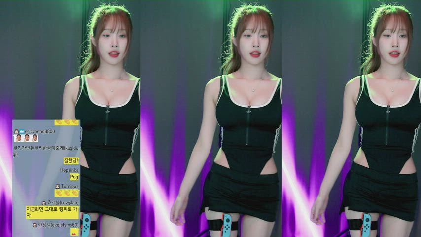 asian big tits dancing korean clip
