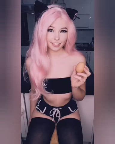 babe belle delphine knee high socks onlyfans tease teasing clip