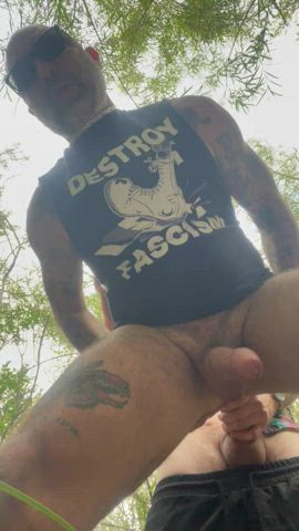 Fascism wasn’t the only thing that got destroyed while cruising the park. His dick