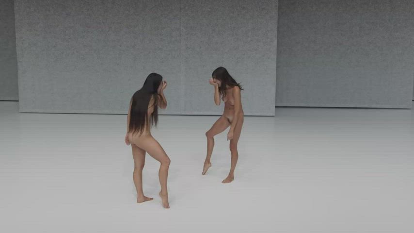 brunette french hairy pussy nude art clip