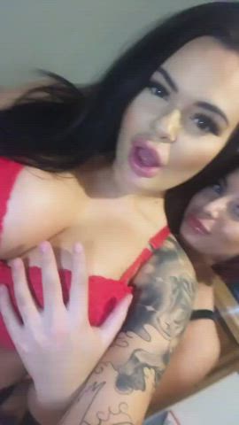 Girls Lesbian Strap On clip