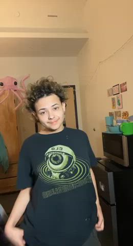 boobs booty ftm strip striptease trans trans man clip